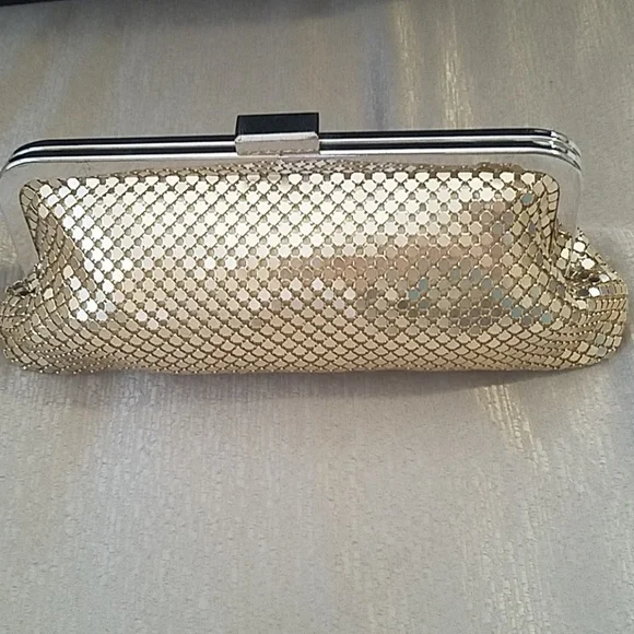 Lulu Townsend Gold Clutch - Picture 1 of 7